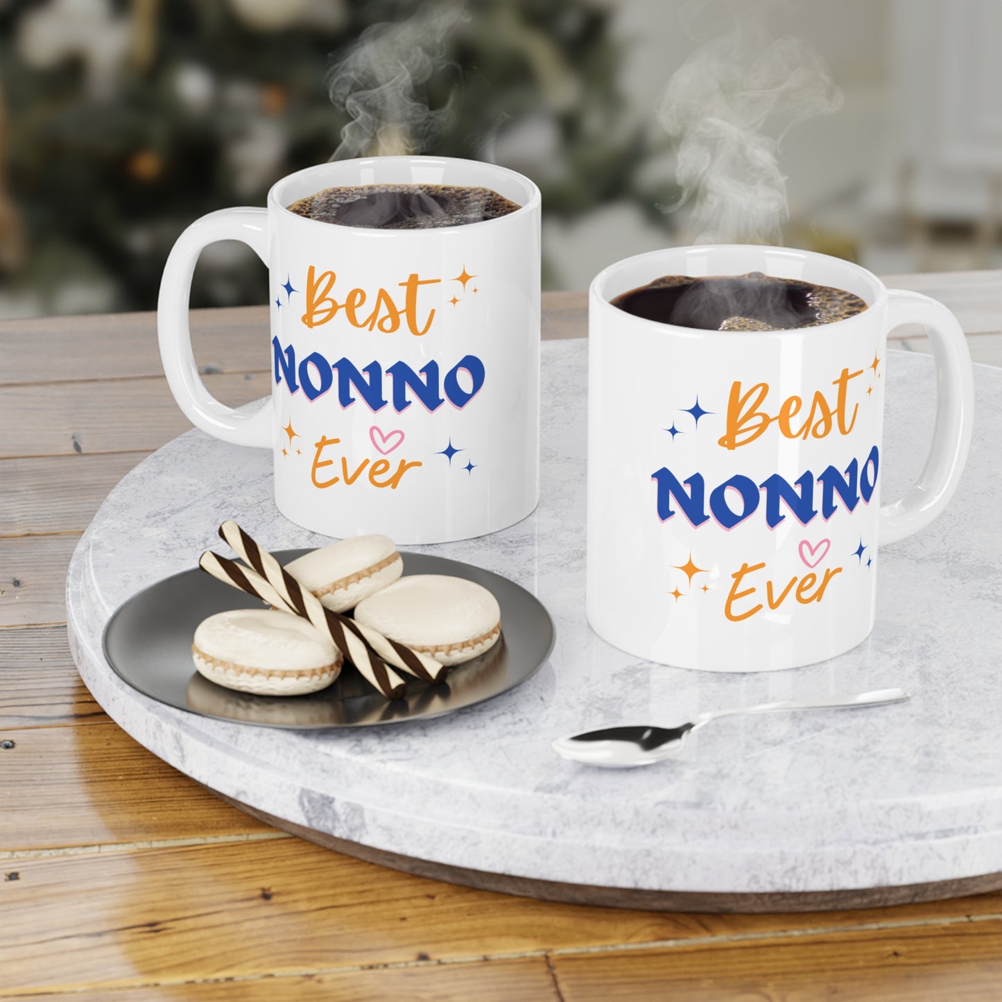 Italian - Best Nonno Ever - Ceramic Mugs (11oz\15oz\20oz)